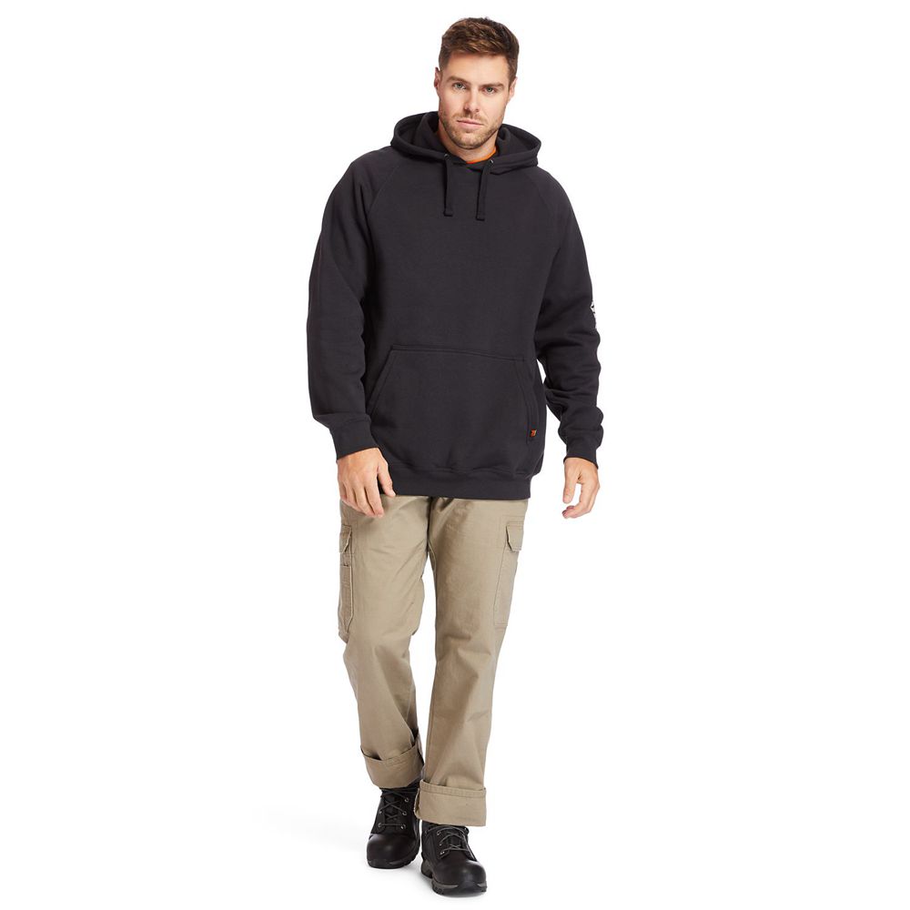 Timberland Mens Sweatshirts PRO® Big & Tall Hood Honcho Sport Hoodie - Black - India PZ6315984